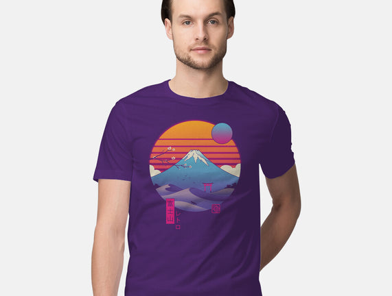 Retro Wave Fuji