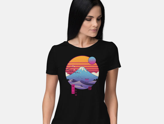 Retro Wave Fuji
