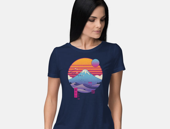 Retro Wave Fuji
