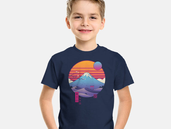 Retro Wave Fuji