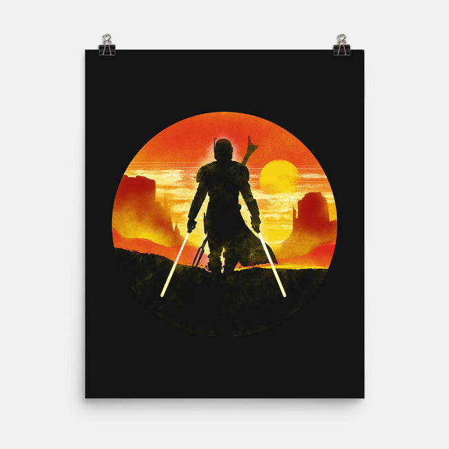 The Mandalorian Knight-None-Matte-Poster-kharmazero