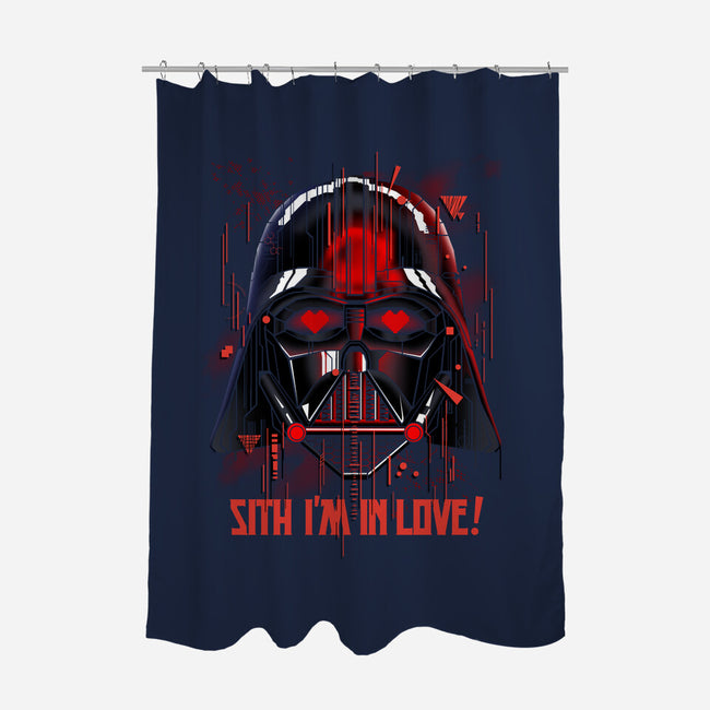 Darth Love-None-Polyester-Shower Curtain-silentOp