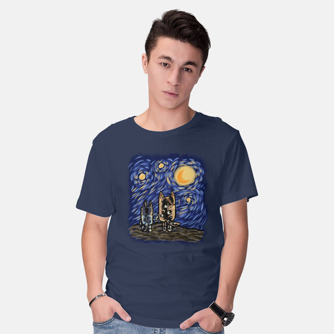 Night With Mom-Mens-Basic-Tee-nickzzarto