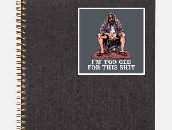 The Dude Is Too Old