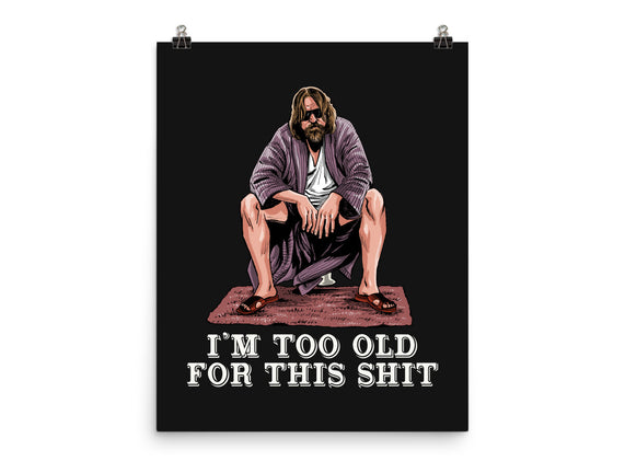 The Dude Is Too Old