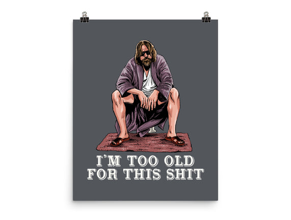 The Dude Is Too Old