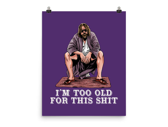 The Dude Is Too Old