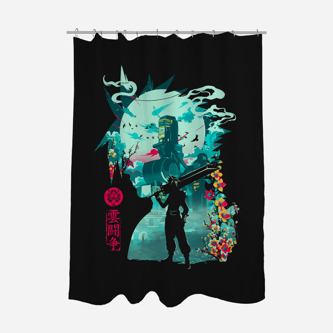 Hero Of Midgar-None-Polyester-Shower Curtain-Arinesart