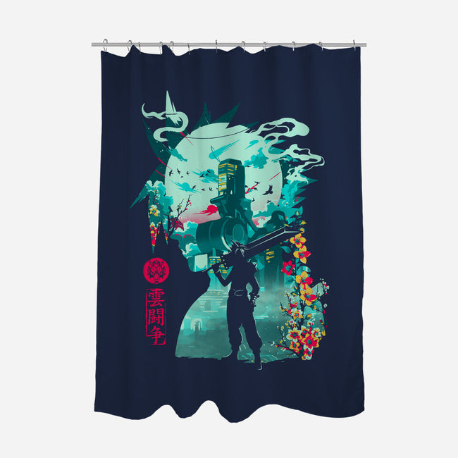 Hero Of Midgar-None-Polyester-Shower Curtain-Arinesart