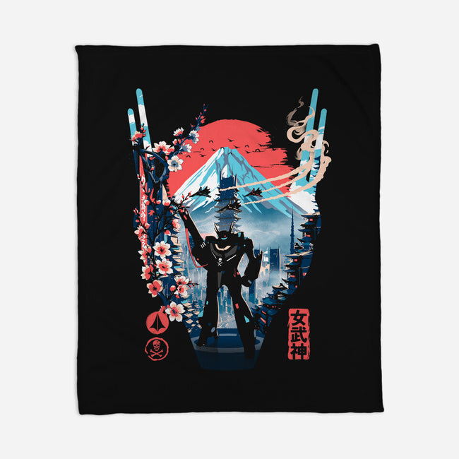 Fortress Of The Valkyrie-None-Fleece-Blanket-Arinesart