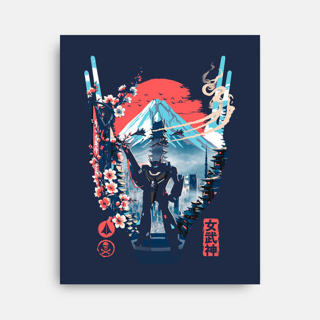 Fortress Of The Valkyrie-None-Stretched-Canvas-Arinesart