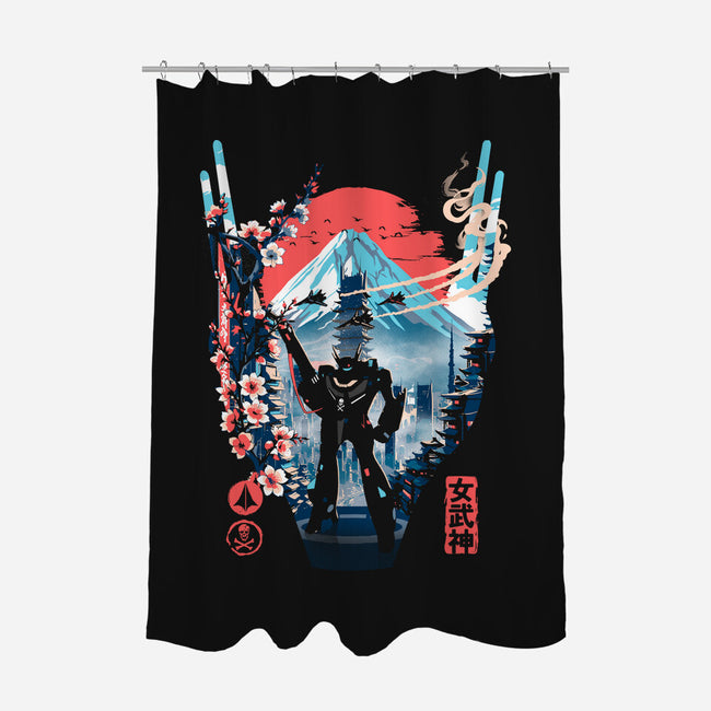 Fortress Of The Valkyrie-None-Polyester-Shower Curtain-Arinesart