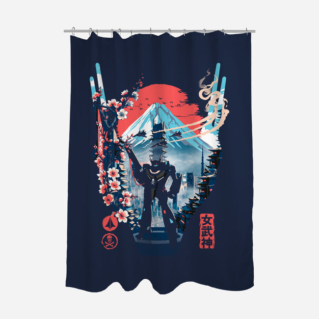 Fortress Of The Valkyrie-None-Polyester-Shower Curtain-Arinesart