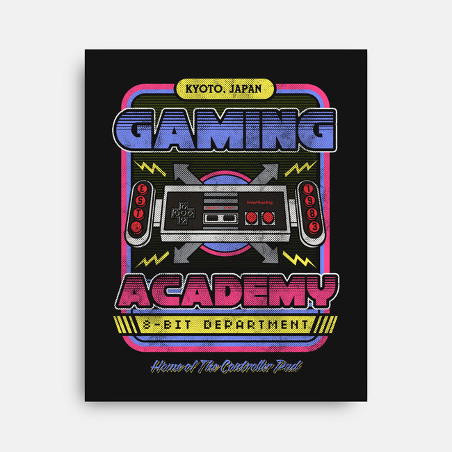 Gaming Academy-None-Stretched-Canvas-Arinesart