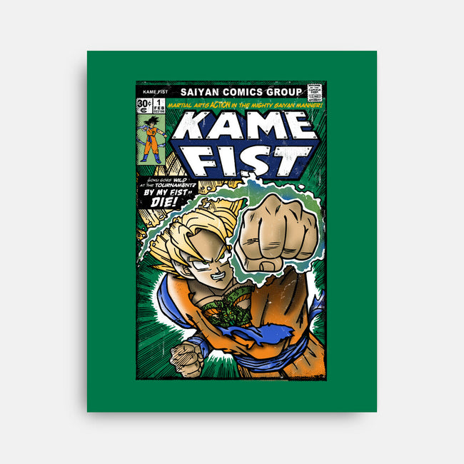 Kame Fist-None-Stretched-Canvas-Arinesart