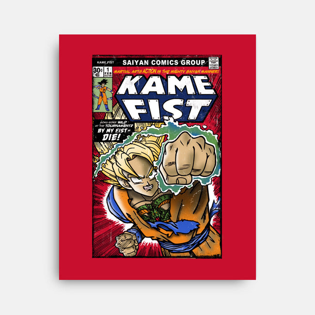 Kame Fist-None-Stretched-Canvas-Arinesart