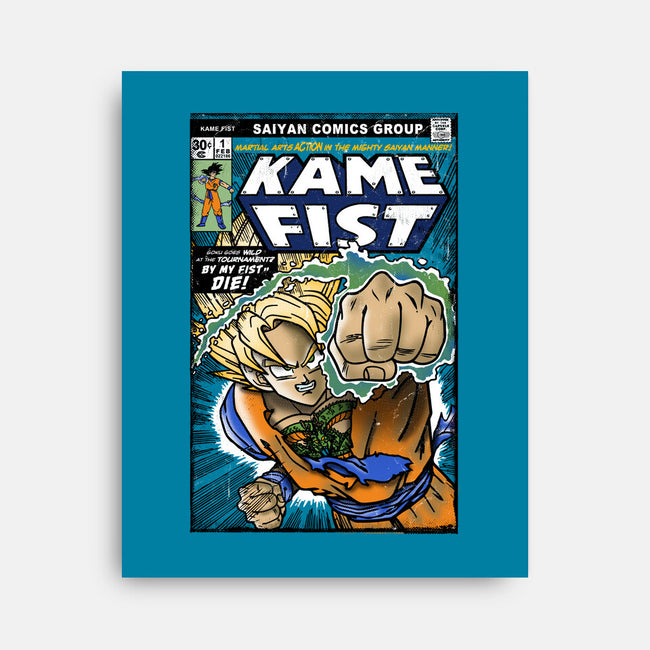 Kame Fist-None-Stretched-Canvas-Arinesart