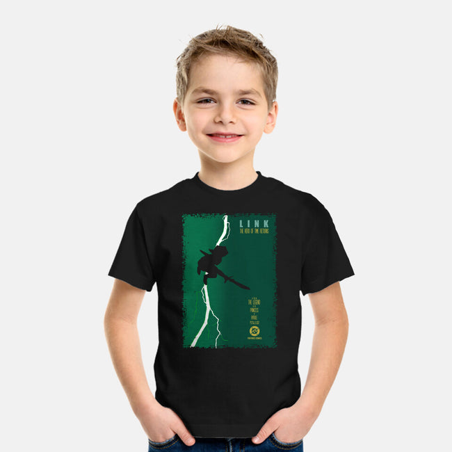 Hero Of Time Returns-Youth-Basic-Tee-Arinesart
