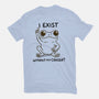 I Exist-Mens-Premium-Tee-MaxoArt