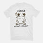 I Exist-Mens-Premium-Tee-MaxoArt