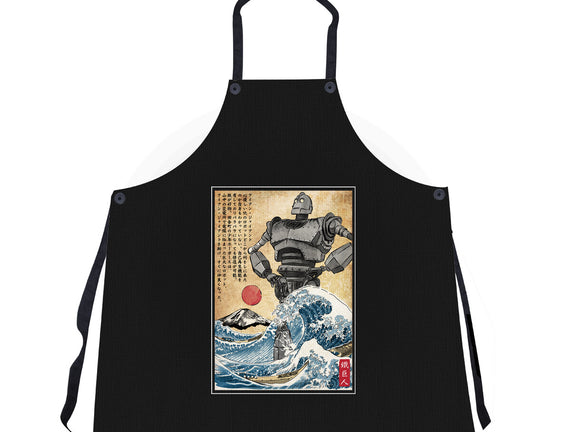 The Iron Giant In Japan Woodblock