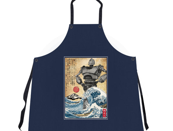 The Iron Giant In Japan Woodblock
