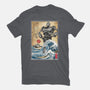 The Iron Giant In Japan Woodblock-Mens-Basic-Tee-DrMonekers
