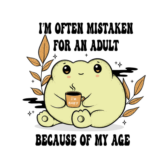 Mistaken For An Adult-Unisex-Basic-Tee-Trendlory