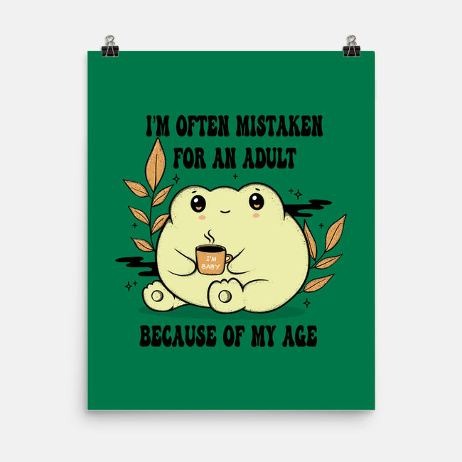 Mistaken For An Adult-None-Matte-Poster-Trendlory
