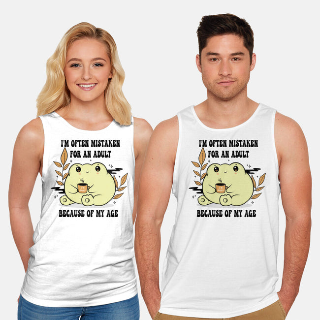 Mistaken For An Adult-Unisex-Basic-Tank-Trendlory