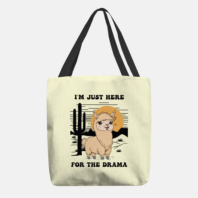 I’m Just Here For The Drama-None-Basic Tote-Bag-Trendlory