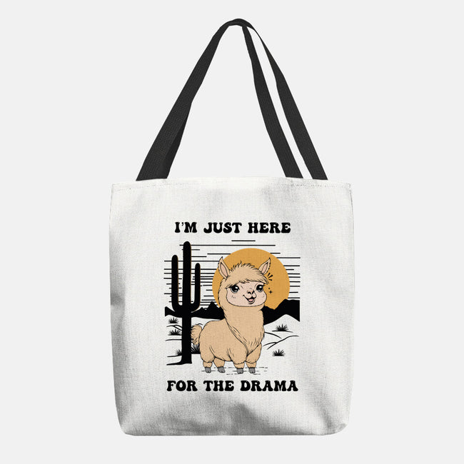 I’m Just Here For The Drama-None-Basic Tote-Bag-Trendlory