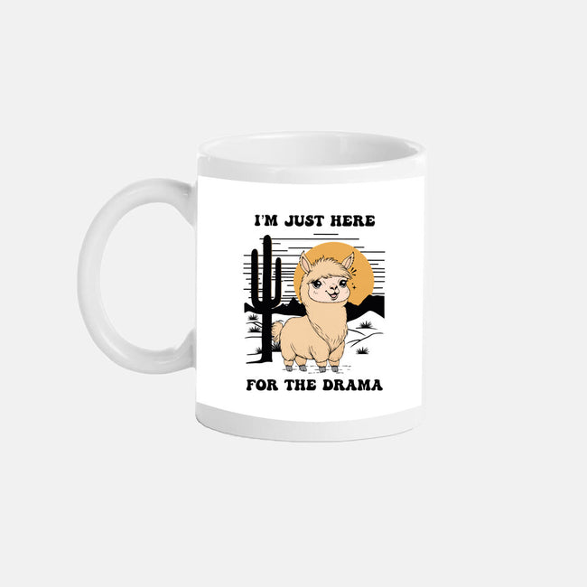 I’m Just Here For The Drama-None-Mug-Drinkware-Trendlory