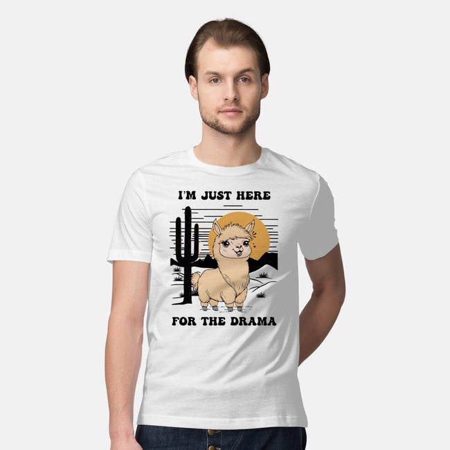 I’m Just Here For The Drama-Mens-Premium-Tee-Trendlory