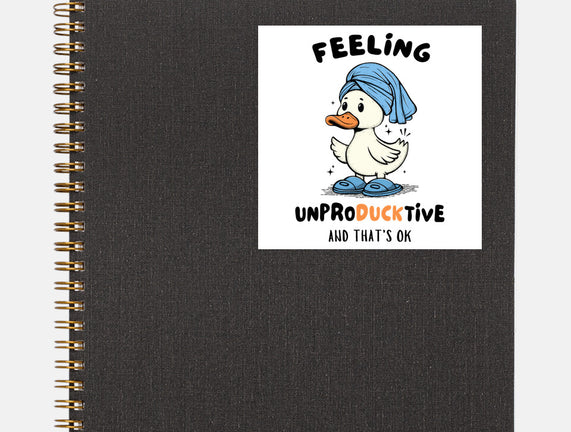 Feeling UnproDUCKtive