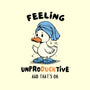 Feeling UnproDUCKtive-Unisex-Basic-Tank-Trendlory