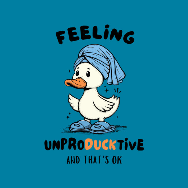 Feeling UnproDUCKtive-Womens-Basic-Tee-Trendlory
