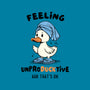 Feeling UnproDUCKtive-Womens-Basic-Tee-Trendlory