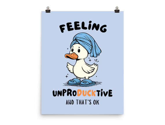 Feeling UnproDUCKtive
