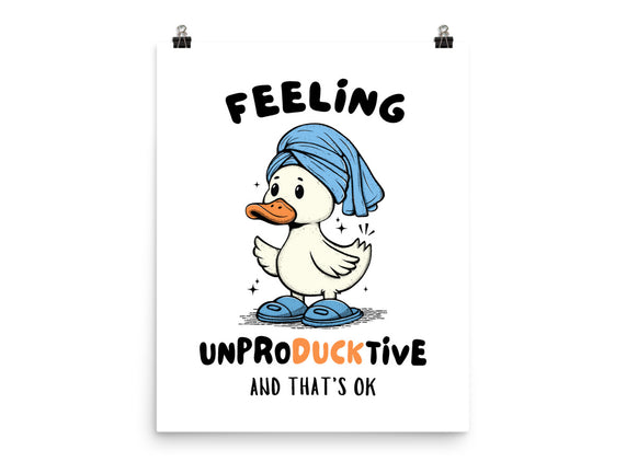 Feeling UnproDUCKtive