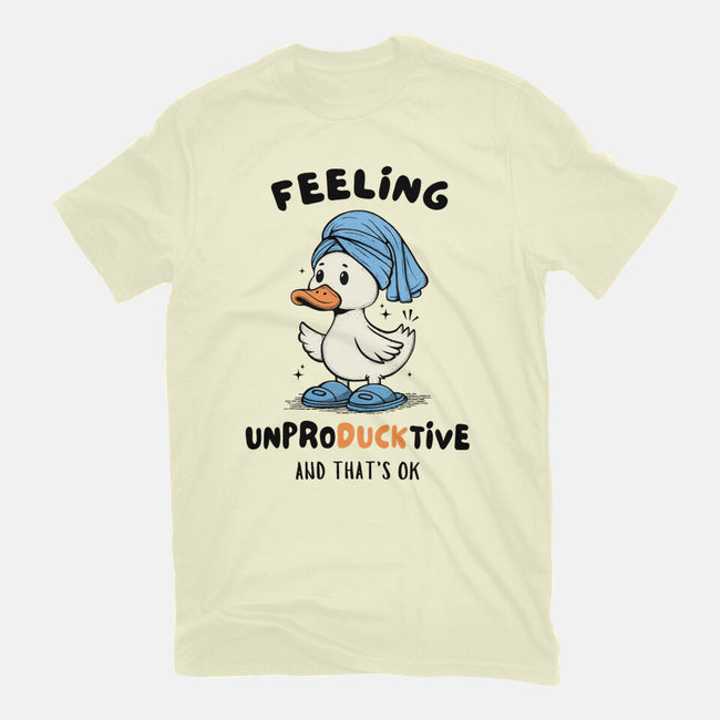 Feeling UnproDUCKtive-Mens-Premium-Tee-Trendlory