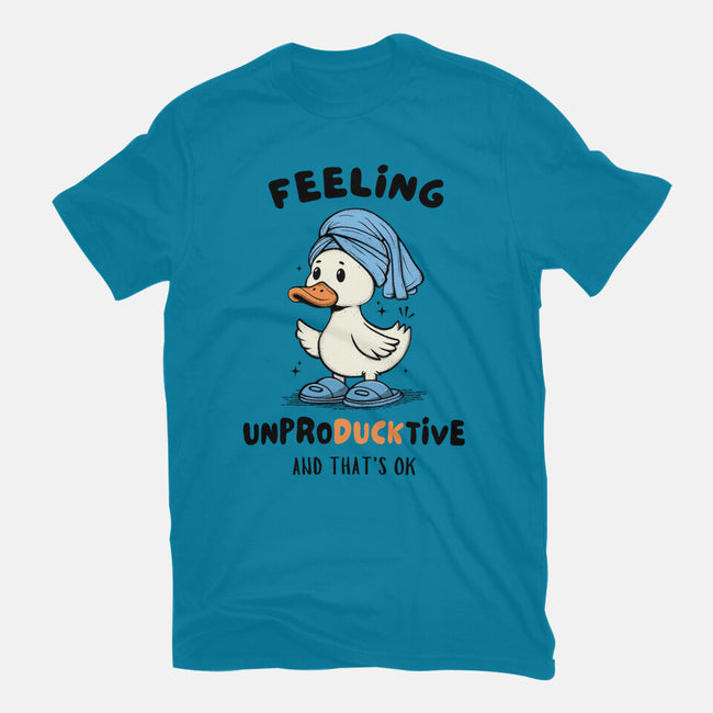 Feeling UnproDUCKtive-Mens-Premium-Tee-Trendlory