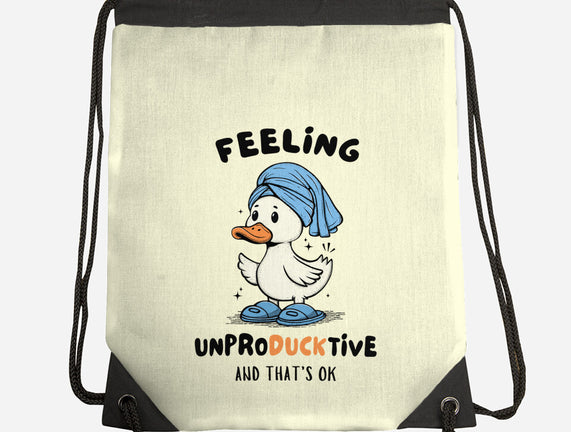 Feeling UnproDUCKtive