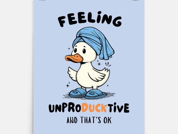 Feeling UnproDUCKtive