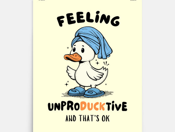 Feeling UnproDUCKtive