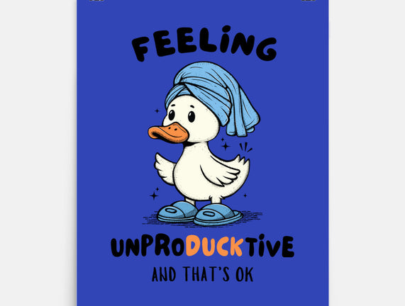 Feeling UnproDUCKtive
