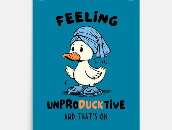 Feeling UnproDUCKtive