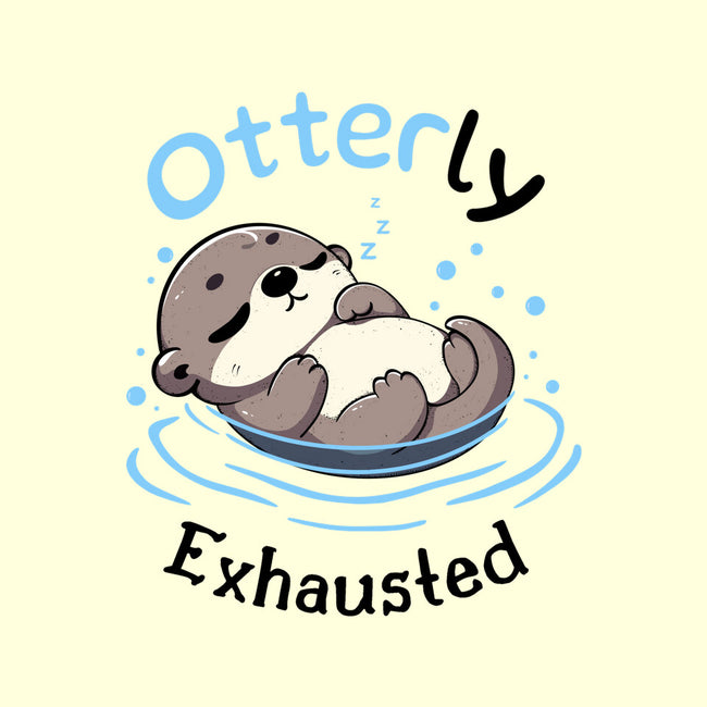 Otterly Exhausted-Unisex-Kitchen-Apron-Trendlory