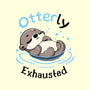 Otterly Exhausted-Unisex-Kitchen-Apron-Trendlory