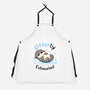 Otterly Exhausted-Unisex-Kitchen-Apron-Trendlory